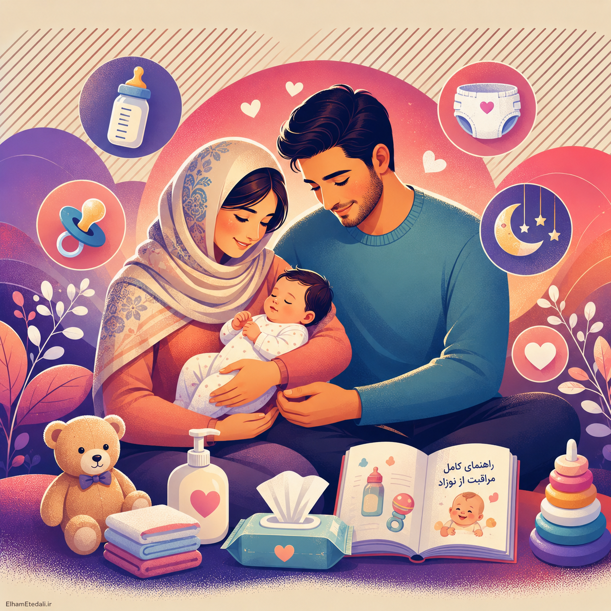 راهنمای حل مشکل گریه نوزادان